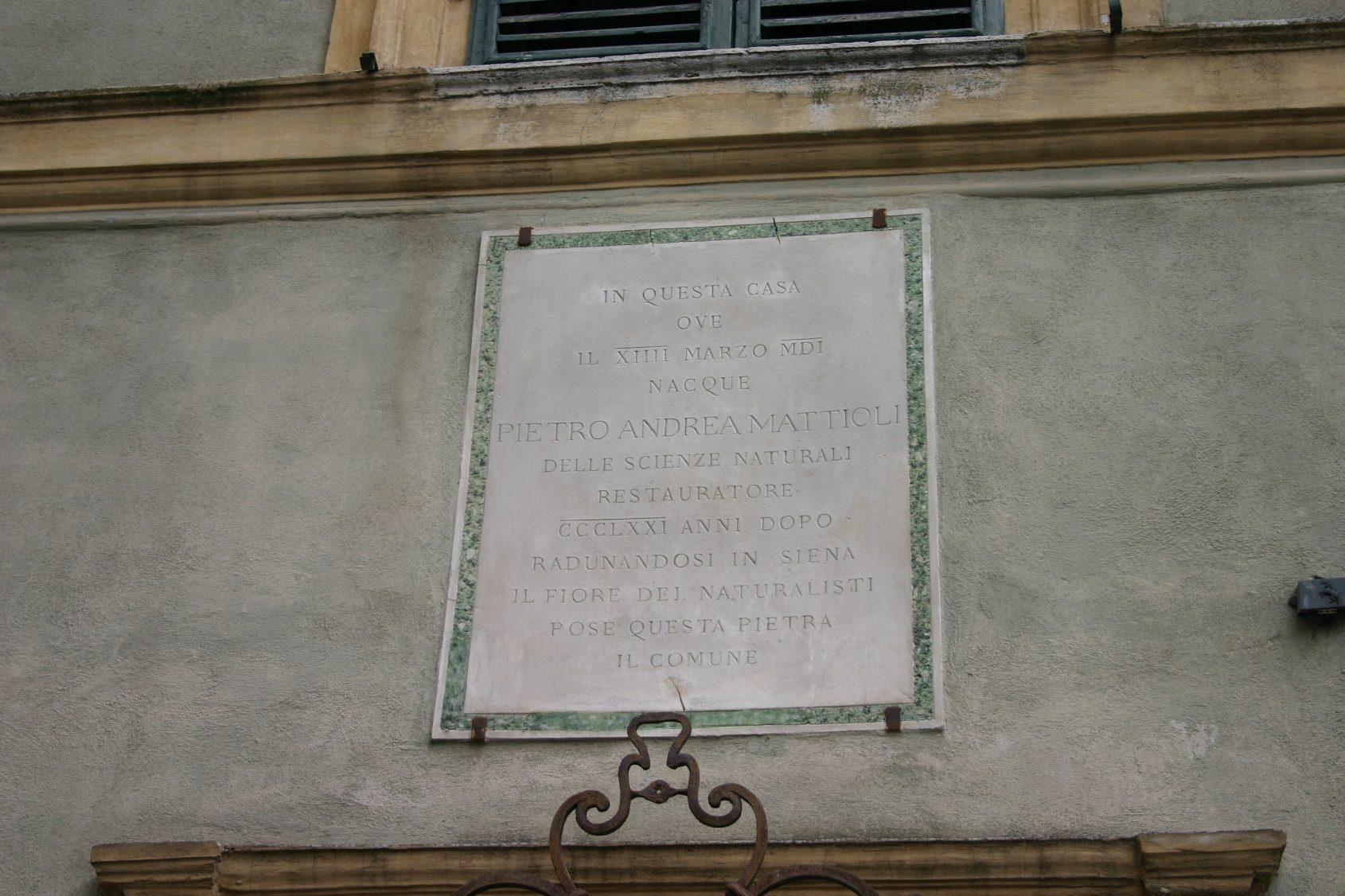 Pietro Andrea Mattioli's birthplace, Siena, Italy - 04.JPG